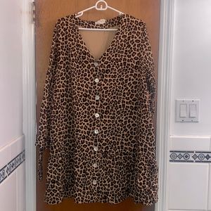 Cheetah Print Dress